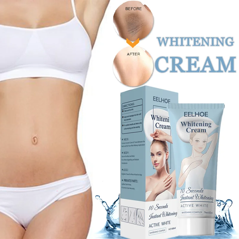 

Underarm Armpit Whitening Cream Brightening Moisturizing Bikini Face Body Legs Knee Private Parts Whitening Cream Skin Care TSLM