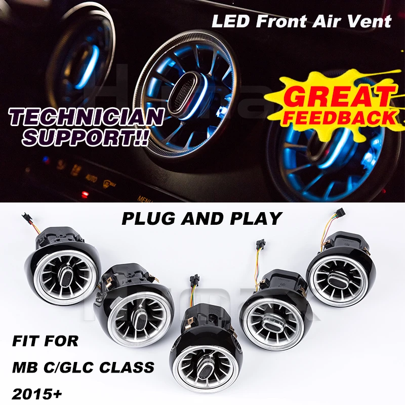 オシャレ GLCクラス X253 エアコン タービン LED - 通販 - mateinbox