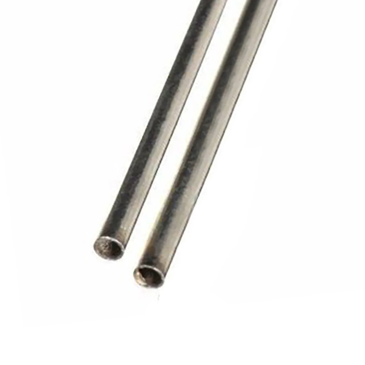 DWZ 2pcs Silver 304 Stainless Steel Capillary Tube 2mm OD 1.6mm ID 500mm Length
