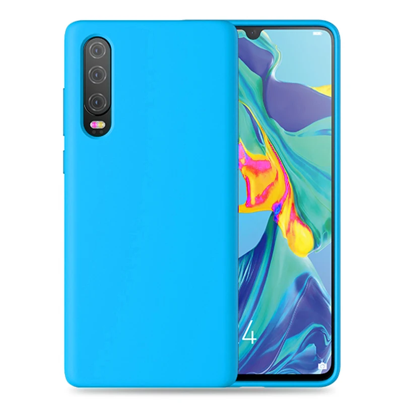 Матовый Мягкий ТПУ силиконовый чехол для huawei P30 Pro P20 Lite mate 20 Lite P Smart Nova 3 3i 4 Ультратонкий чехол-накладка - Цвет: SBlue