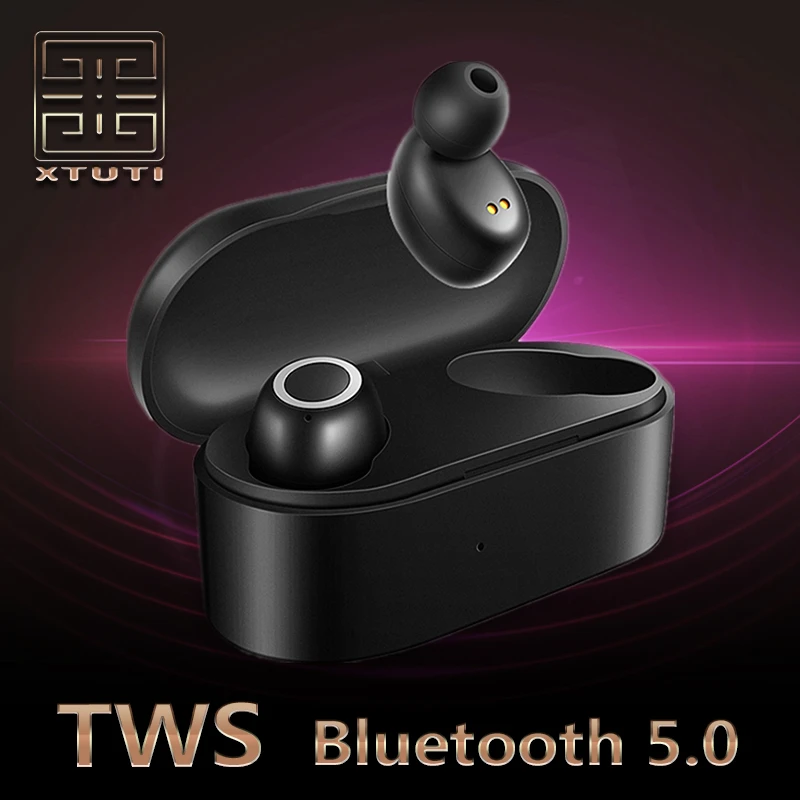 3D стерео звук Bluetooth V5.0 наушники Портативный наушники-вкладыши TWS с Беспроводной