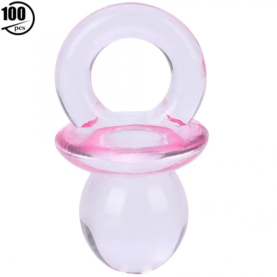 Garlands Wedding Valentines Decoration Holiday Decoration 100Pcs
Acrylic Transparent Nipple Baby Shower Gift Clothes