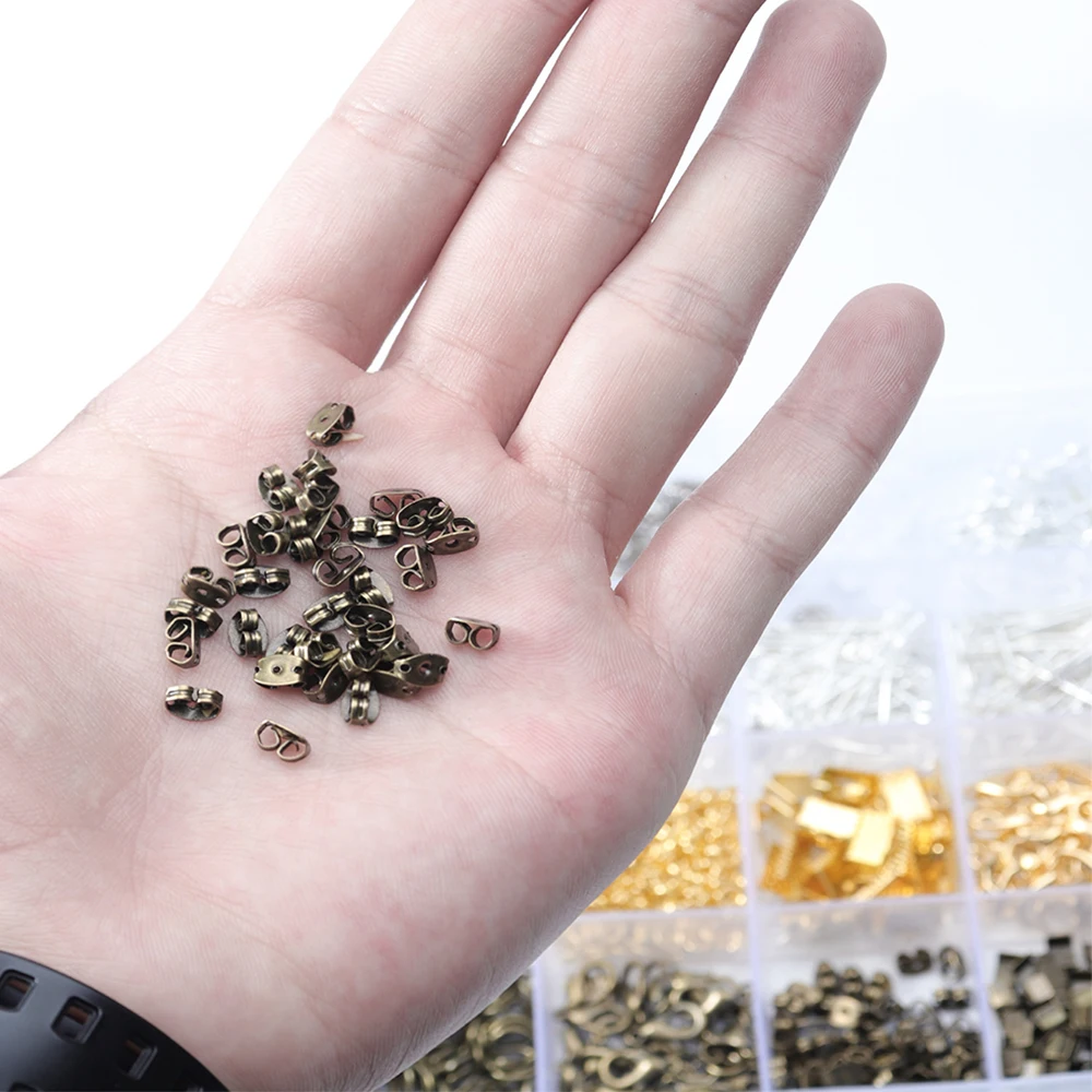 1box Ear Hook Jump Rings Split Rings Earring Hook Lobster clasp Pins Jewelry DIY Accessories DIY Jewelry Findings Making Kit