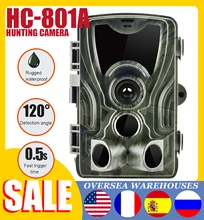 

HC801A Hunting Trail Camera 16MP IP65 Photo Traps 0.3s Trigger Time 940nm 1080P Waterproof Camera for Wildlife Surveillance