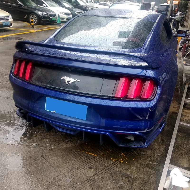 Для Ford Mustang Спойлер ABS праймер цвет украшение в виде хвостового крыла задний спойлер багажника