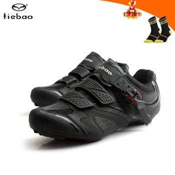 

Tiebao road cycling shoes sapatilha ciclismo men women breathable nylon sole self-locking bicycle shoes superstar Athletic shoes
