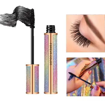 

Mascara 4D Silk Fiber Lashes Thick Lengthening Waterproof Fast Mascara Eye Eyelash Curling Long Black Extension Eye Makeup TSLM1
