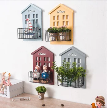 

Nordic Wall Decor Shelf Living Room Decoration Organizer Storage Holders Wall New Nordic Scandinavian Metal Wall Shelf LM01171