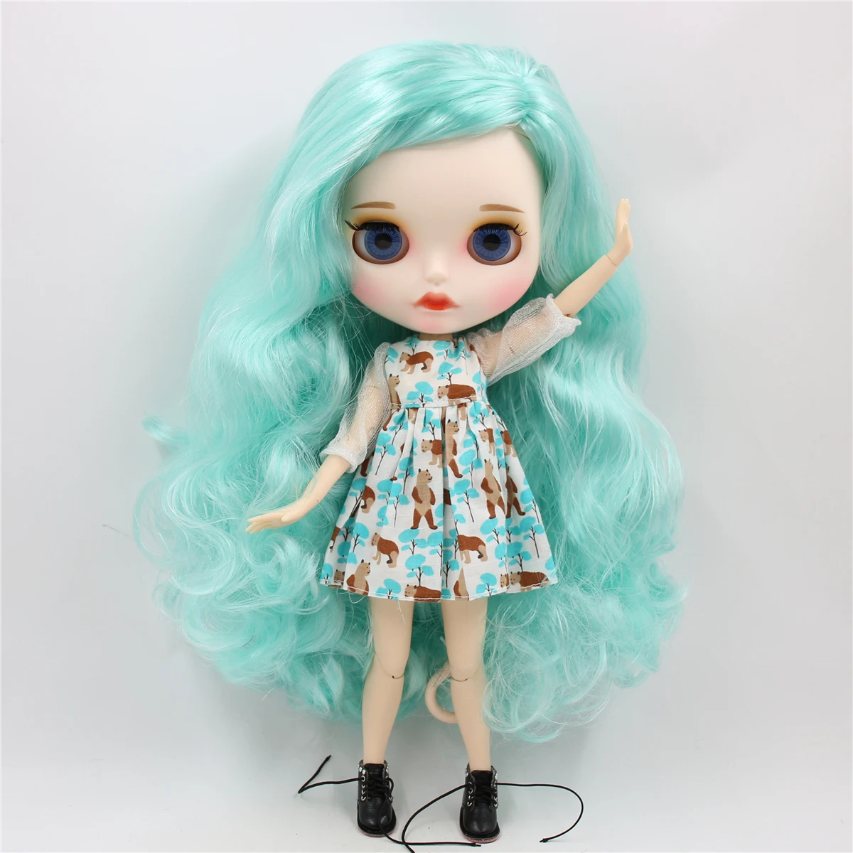 ICY factory шарнирная кукла blyth joint/нормальное тело Мятные волосы матовое лицо 1/6 игрушка BL4268/136 30 см подарок для девочки
