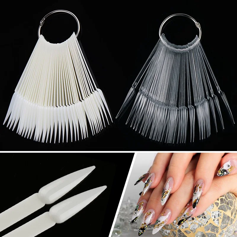 

40/100/500pcs Nails Half French False Nail Art Tips Acrylic UV Gel Manicure Tip