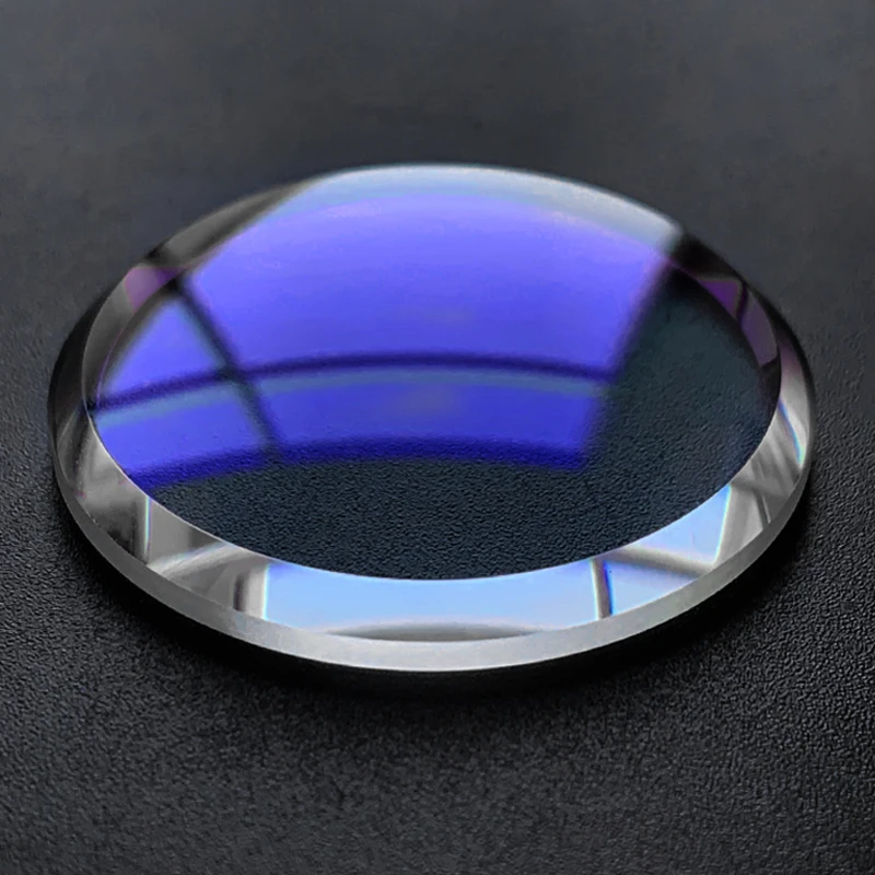 Free Shipping For Seiko SKX007/009/SKX011/SKX171/175 Mineral  Glass with Blue AR Coating/Transparent   Double dome 31.5mm