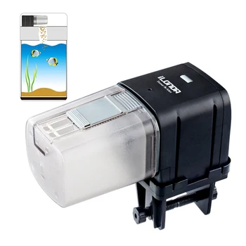 

Smart Aquarium Mini Automatic Fish Feeder Auto Feeding with LCD Indicates Timer Tank Tool Accessories Vacation Control Mobile