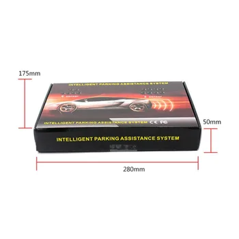 

Hot PZ600 4 Sensors Buzzer 22mm Car Parking Sensor Kit Reverse Backup Radar Sound Alert Indicator Probe System 12V