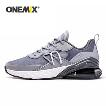 ONEMIX мужские кроссовки большого размера летние дышащие амортизирующие мужские теннисные кроссовки с воздушной подушкой модные уличные кроссовки для тренировок