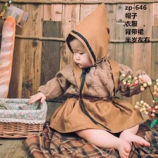 Для маленьких мальчиков и девочек фотосессия мультфильм кроличья шляпа+ комплекты одежды младенческой фотографии реквизит костюм bebe fotografia наряды Аксессуары - Цвет: PD-MX10