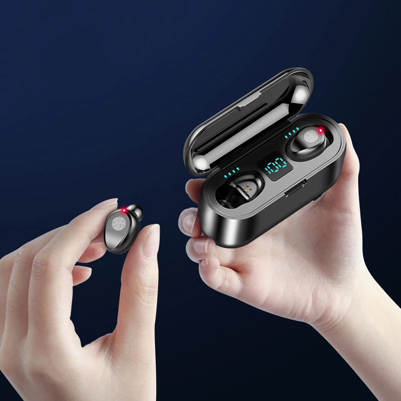 TWS Bluetooth Earphones 5 0 Wireless with Headphones Charge Box Sports Headset Earbuds with Microphone for IPhone Android