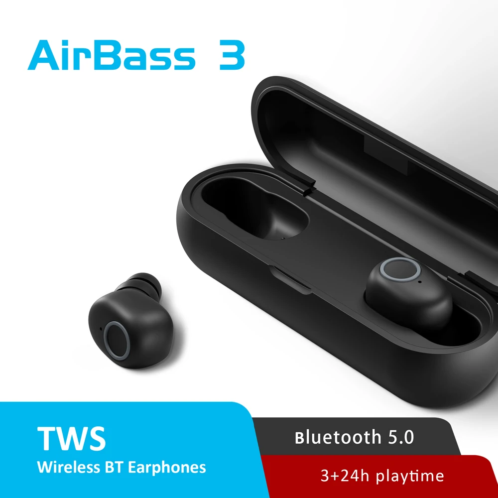 

LEAGOO A3 TWS Wireless Bluetooth 27Hrs Earphone Bluetooth 5.0 endurance Noise reduction Tap Control