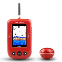 مستشعرerchang Echo Sounder مستشعر سونار لاسلكي كاشف صيد السمك شاشة ملونة 42 متر عمق المياه صيد السمك سونار Fishfinder(China)