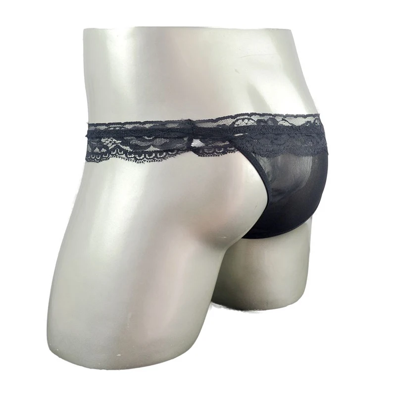 

Knickers Briefs Panties Underwear Bulge pouch Thongs Men's Soft Boxer G-String Sexy Transparent