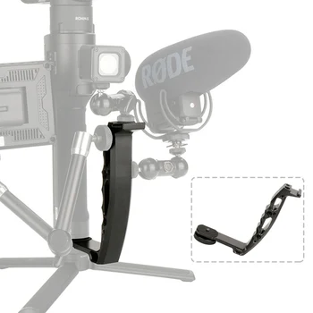 

Ulanzi for Zhiyun Crane for DJI Ronin S SC Gimbal L Bracket Stand Handle Grip with Hot Shoe 1/4'' Screw Stabilizer Accessories