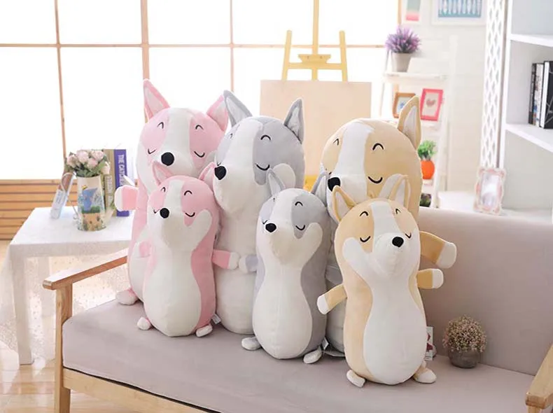 1 шт. 45/70 см Kawaii/мягкие лежа жира Косплей Shiba «Лисья Секретная служба»(Inu собака плюшевые игрушки, детские носки с принтом милых животных детские прекрасные подарки для детей Детский подарок