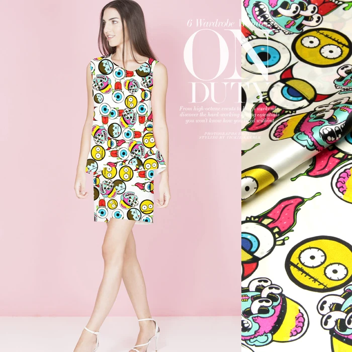 118 см набивная атласная шелковая ткань МЕТР 19 мм мягкий шелк стрейч атласная ткань Атлас спандекс натуральный шелк ткань ткань