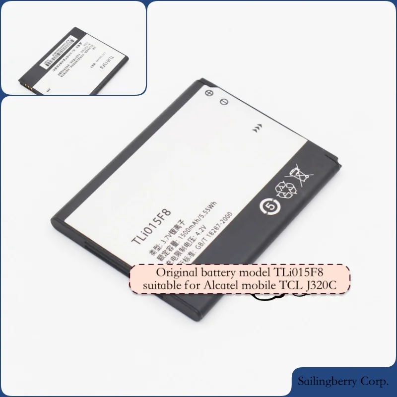 Аккумулятор подходит для Alcatel Mobile TCL J320C J320D с аккумулятором модели TLi015F8