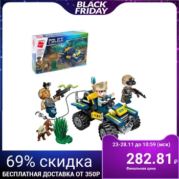 

Block constructor "Quad bike Chase", 104 parts