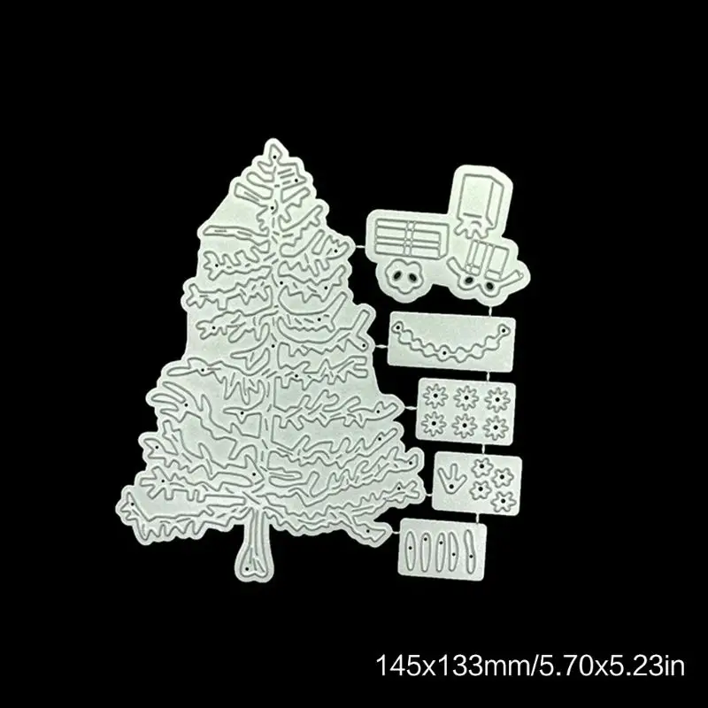Christmas Cutting Dies Metal Stencils Scrapbooking Tool DIY Craft Carbon Steel Embossing Template for Paper Card Making
