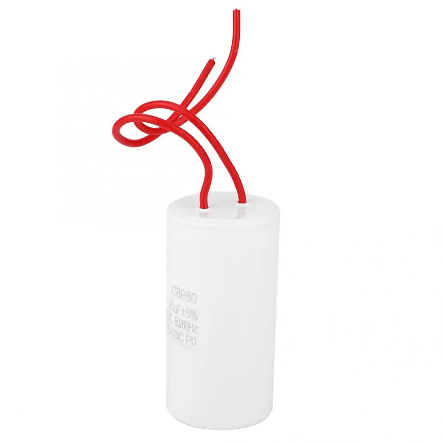 

CBB60 Motor Run Capacitor 35uF 450VAC Water Pump Starting Capacitor for Home Appliance