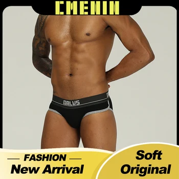 

U Convex Soft Sexy Mens Underwear Briefs Letter Men's lingerie Cotton Men's Briefs Bikini Gay Underwear Top OR199