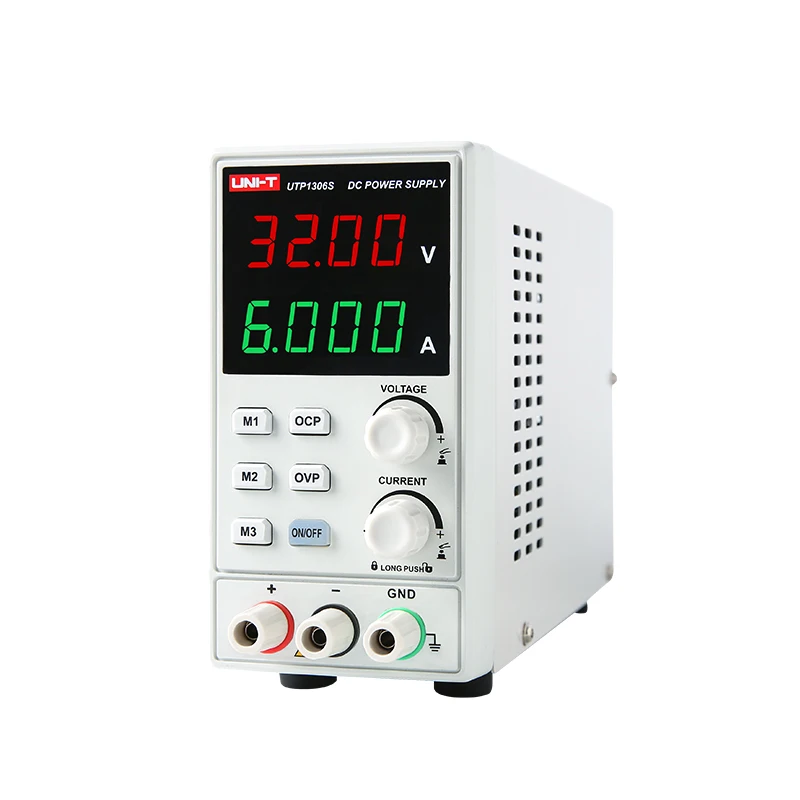 

UNI-T DC Power Supply 4bits Display LED High Precision Adjustable Mini Stabilized Voltage UTP1306S