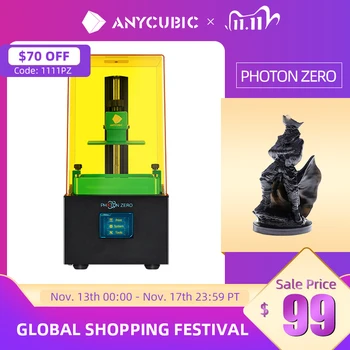 

Anycubic 2020 New Photon-Zero 3D Printer SLA LCD Printer Quick Slice UV Resin Plus Size Impresora 3d Drucker Impressora