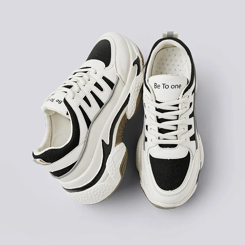 

Popular WOMEN'S Shoes 2019 New Style Autumn Breathable Dad Shoes INS Versatile Thick Bottomed Extra High Students Running Shoes