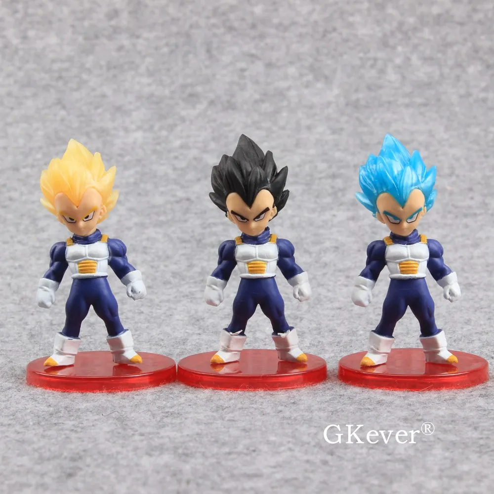 Аниме 21 шт./компл. Dragon Ball Z Сон Гоку Супер сайян, «Жемчуг дракона фигурки статуэтки модель игрушки для Для детей коллекционные игрушки 7 см