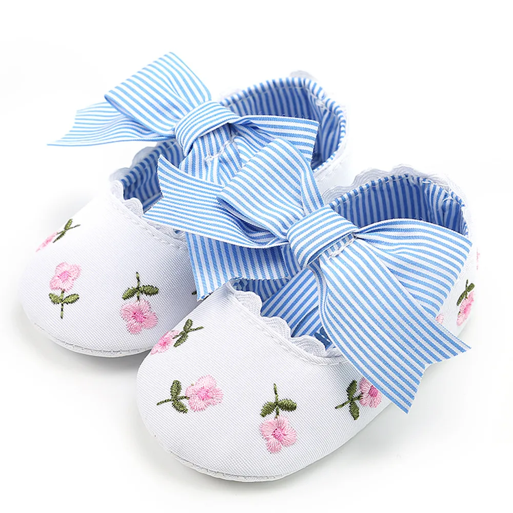 Fashion personality embroidery baby comfort Baby Girl Embroidery Flower Fashion Toddler First Walkers Kid Shoes Dropshipping#15