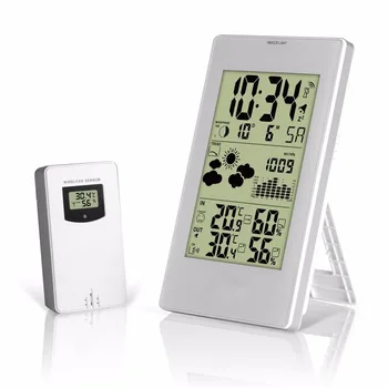 

Electronic Clock Weather Forecast Wireless Weather Clock 3352 Weather Clock Led Battery Indoor And Outdoor