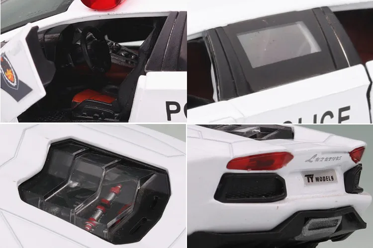 1:36 длинный Lamborghini специальный автомобиль ребенок оттягивающий автомобиль литая модель машины образец прикладного искусства украшения Коллекция игрушек инструменты