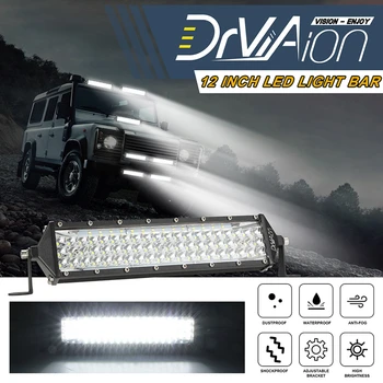 

12 inch 264W 5 Rows Car LED Working Light Bar IP68 6000K White Combo Beam Vehicle Off-road Work Lamp Long Lights Auto Led Lamps