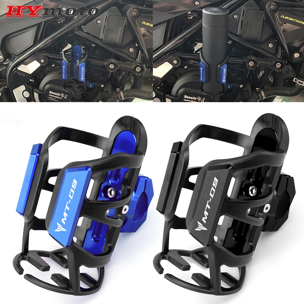 

Logo MT09 For Yamaha MT-09 MT 09 2017 - 2021 2020 Newest Motorcycle CNC Accessorie Beverage Water Bottle Drink Cup Holder Mount