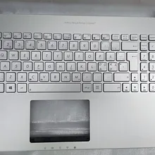 KEFU ноутбук c чехол Упор для рук с США клавиатура для ASUS N750 N550 N750Y4JK N551J G60V