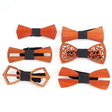 Бренд Пейсли деревянный красный мужской галстук-бабочка клетчатая галстук-бабочка деревянный полый резной вырезанный цветочный дизайн мода Новинка усы Галстуки