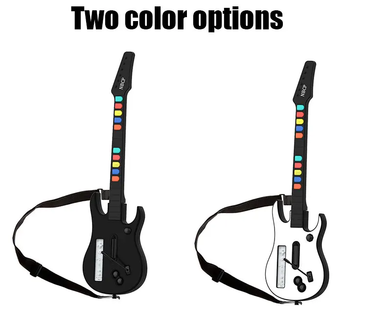 Guitar Hero Wireless Controller with Adjustable Strap for Wii Rock Band 3 2 Wireless Controller with Adjustable Strap for Wii correa para guitarra adjustable pure cotton guitar strap for electric acoustic folk guitar belt guitar parts