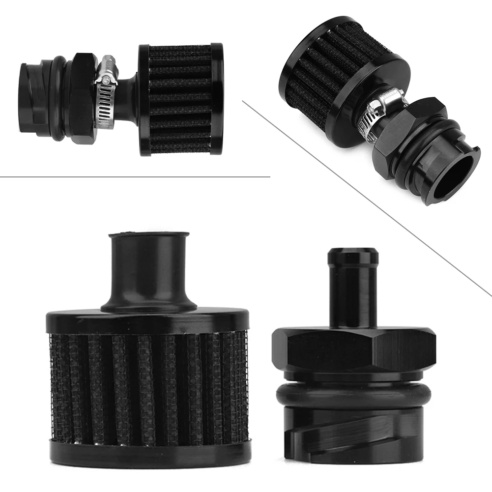 Black Aluminu Valve Cover Oil Cap Breather Fitting w/ Air Filter for Lexus LS1 LS6 LS2 LS3 LS7 LSX Engines | Автомобили и
