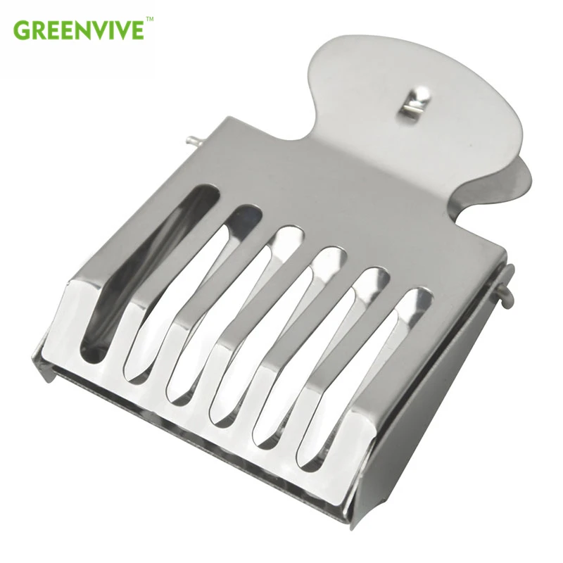 Details about   5pcs Stainless Steel Queen Bee Catcher Clip Cage Catching Tool Beekeeping Supply 
