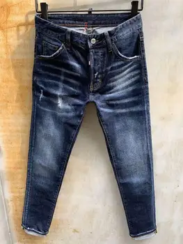 

NEW Men Jeans Ripped for Men Skinny DSQ D2 Jeans Pants Men Jeans Zipper Outwear Man Pants 1 order