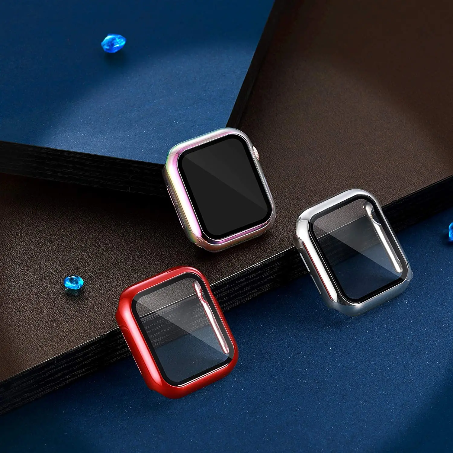 Premium Plated Bumper with Tempered Glass Screen Protector