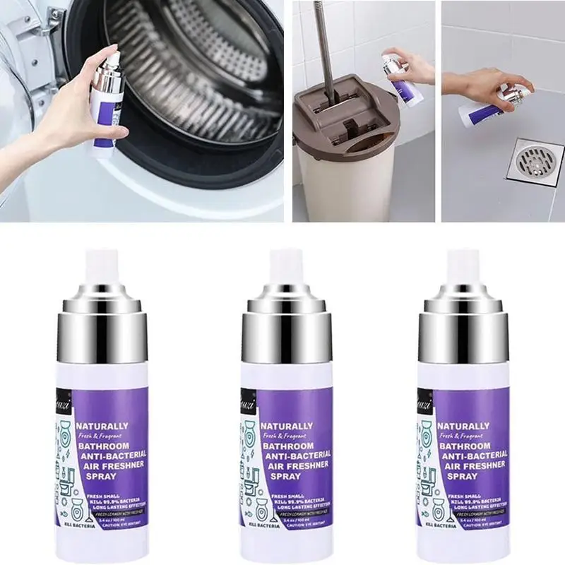 High Efficiency Cleaner Powerful Sink Drain Cleaner Anti-bacterial Portable Deodorant Toilet Spray Cleaning Spray Bathroom E8H4