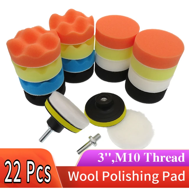 Buffing Pads Wool Pad Car Drill Polishing Kit for Car Sanding