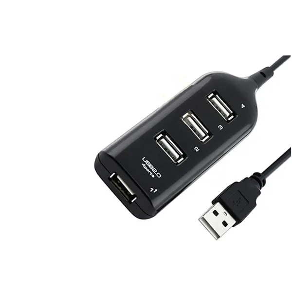 Hub адаптер usb-хаб мини USB 2,0 Hi-Скорость 4-Порты и разъёмы usb-хаб разветвитель для портативных ПК Тетрадь компьютер для ПК компьютер usb-хаб 4 Порты и разъёмы s